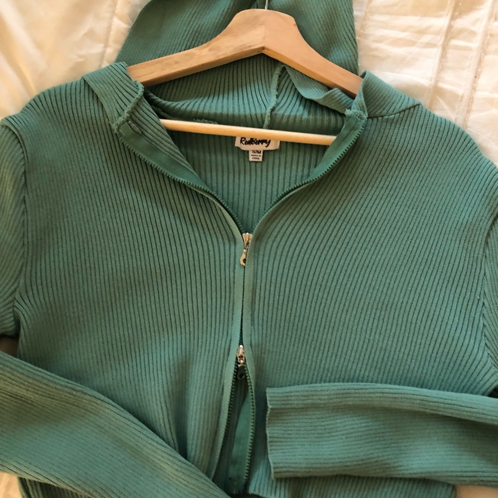 Verge Girl cropped zip up jacket